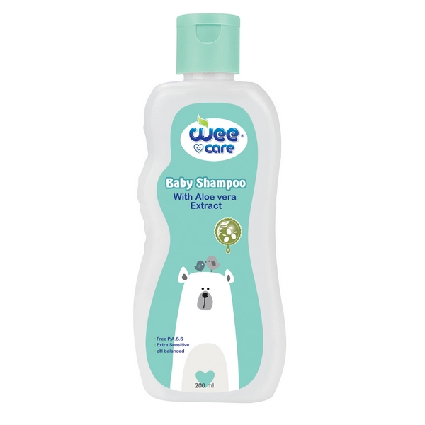 شامپو بچه وی کر حاوی عصاره آلوئه ورا و روغن زیتون - 200 میلی لیتر