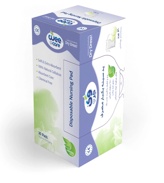 خرید پد سینه یکبار مصرف وی کر جعبه 30 عددی -(Wee Care-M909)