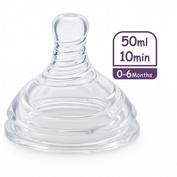 خرید سرشیشه وی کر مدل MomSense دهانه عریض سایز 0-6ماه (Wee Care-N514)