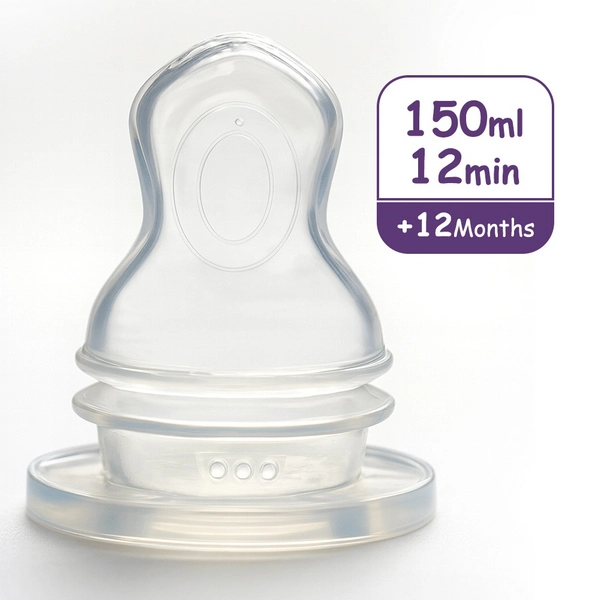 خرید سرشیشه وی کر مدل ارتودنسی دهانه استاندارد ارتجاعی سری Latch سایز +12ماه -(Wee Care-N510)