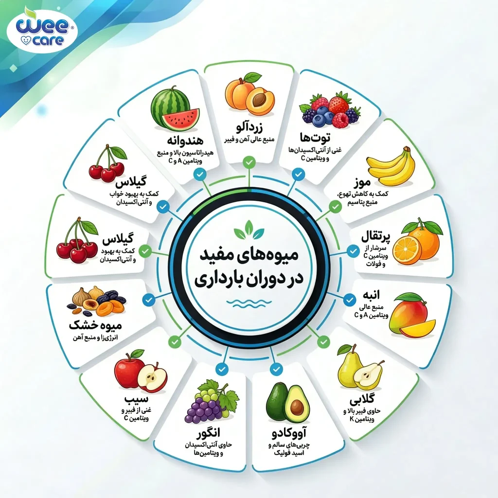 میوه های مفید در دوران بارداری | چه میوه هایی در حاملگی مصرف کنیم