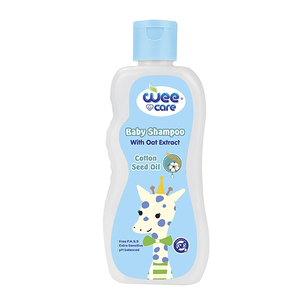 شامپو بچه وی کر حاوی عصاره جو و روغن پنبه دانه 200 میلی لیتر